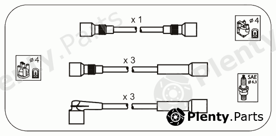  JANMOR part ODS239 Ignition Cable Kit