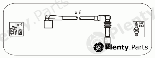  JANMOR part ODS240 Ignition Cable Kit