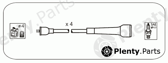  JANMOR part RB15 Ignition Cable Kit