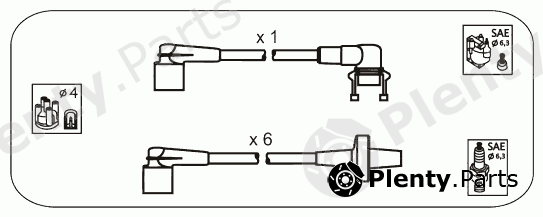  JANMOR part RB22 Ignition Cable Kit