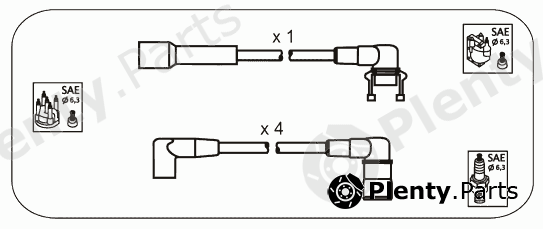  JANMOR part RB23 Ignition Cable Kit
