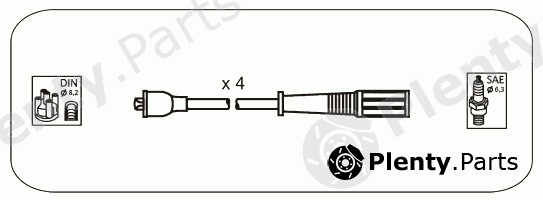  JANMOR part RB5 Ignition Cable Kit
