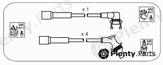 JANMOR part RB8 Ignition Cable Kit