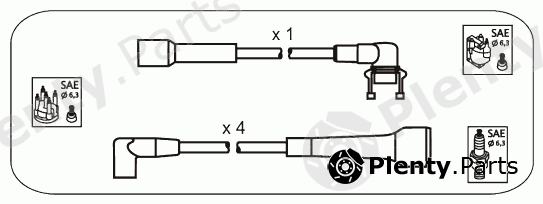  JANMOR part RB9 Ignition Cable Kit