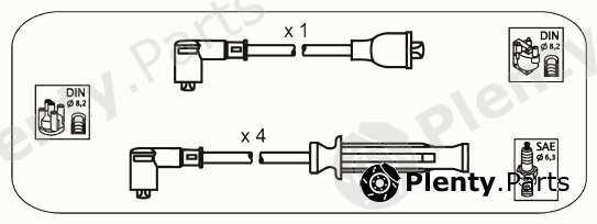  JANMOR part RVS11 Ignition Cable Kit