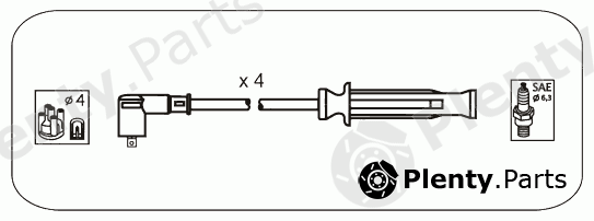  JANMOR part RVS16 Ignition Cable Kit