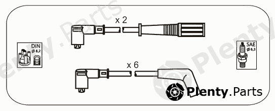  JANMOR part RVS36 Ignition Cable Kit