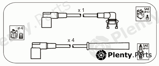  JANMOR part VL14 Ignition Cable Kit