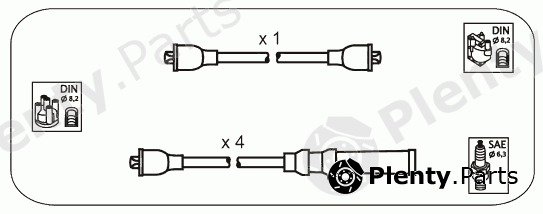  JANMOR part VL3 Ignition Cable Kit