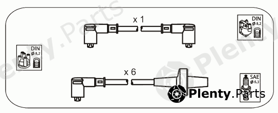  JANMOR part VL5 Ignition Cable Kit