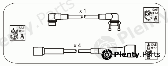  JANMOR part VL7 Ignition Cable Kit