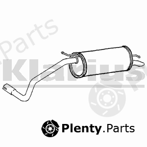  KLARIUS part 230877 End Silencer