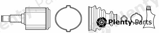  SPIDAN part 23154 Brake Pad Set, disc brake