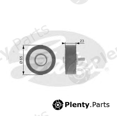  GATES part T36082 Deflection/Guide Pulley, v-ribbed belt