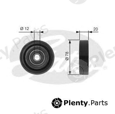  GATES part T36086 Tensioner Pulley, v-ribbed belt