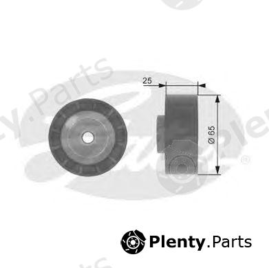 GATES part T36124 Deflection/Guide Pulley, v-ribbed belt