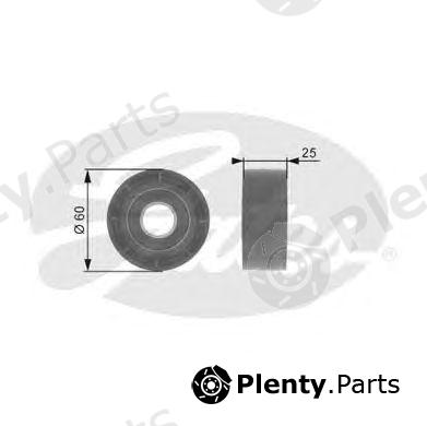  GATES part T36176 Deflection/Guide Pulley, v-ribbed belt