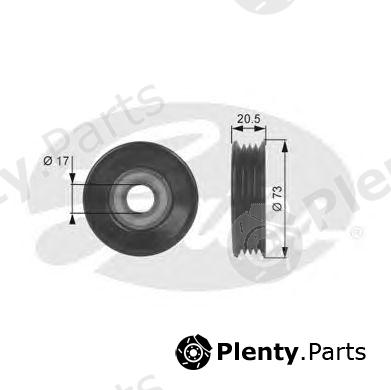  GATES part T38030 Tensioner Pulley, v-ribbed belt