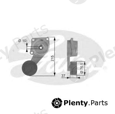  GATES part T38133 Tensioner Pulley, v-ribbed belt