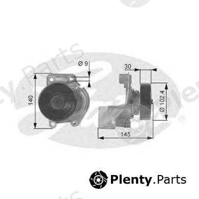  GATES part T38173 Tensioner Pulley, v-ribbed belt