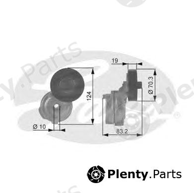  GATES part T38176 Tensioner Pulley, v-ribbed belt