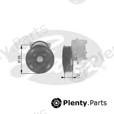  GATES part T38203 Tensioner Pulley, v-ribbed belt