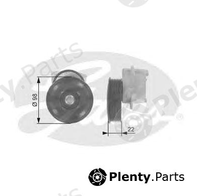  GATES part T38205 Tensioner Pulley, v-ribbed belt
