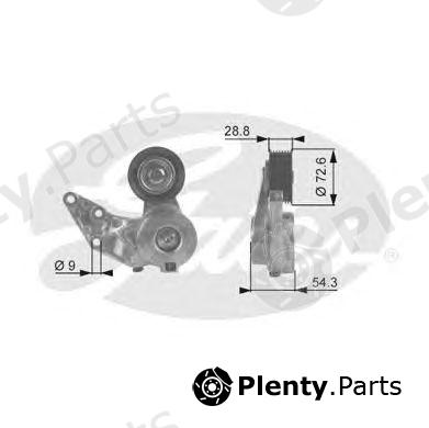  GATES part T38208 Tensioner Pulley, v-ribbed belt