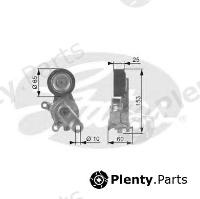  GATES part T38209 Tensioner Pulley, v-ribbed belt