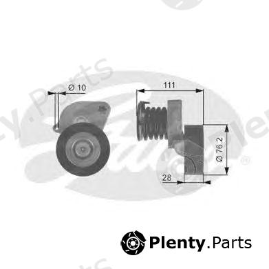  GATES part T38346 Tensioner Pulley, v-ribbed belt