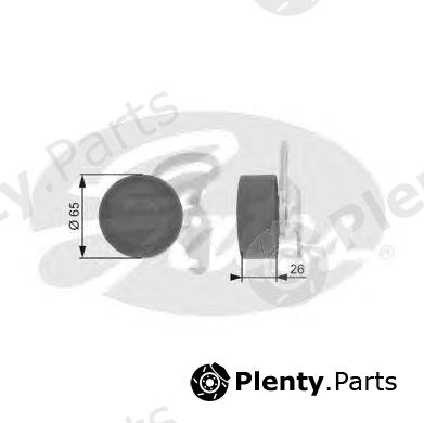  GATES part T38347 Tensioner Pulley, v-ribbed belt