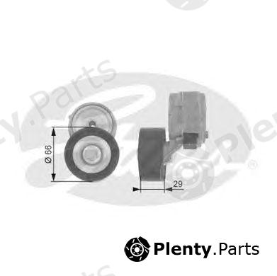  GATES part T38363 Tensioner Pulley, v-ribbed belt