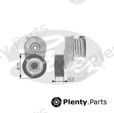  GATES part T38432 Tensioner Pulley, v-ribbed belt