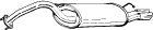  BOSAL part 165-263 (165263) End Silencer