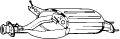  BOSAL part 165-229 (165229) Middle Silencer
