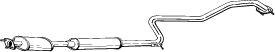  BOSAL part 288-577 (288577) Middle Silencer