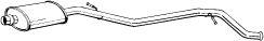  BOSAL part 286-075 (286075) Middle Silencer