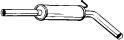 BOSAL part 233-633 (233633) Middle Silencer