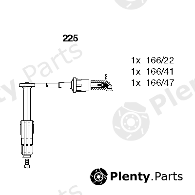  BREMI part 225 Ignition Cable Kit
