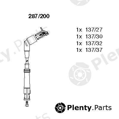  BREMI part 287/200 (287200) Ignition Cable Kit