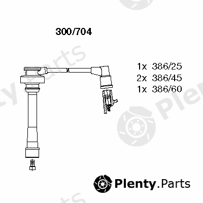  BREMI part 300/704 (300704) Ignition Cable Kit
