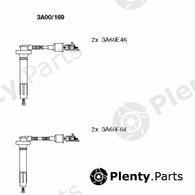  BREMI part 3A00/169 (3A00169) Ignition Cable Kit