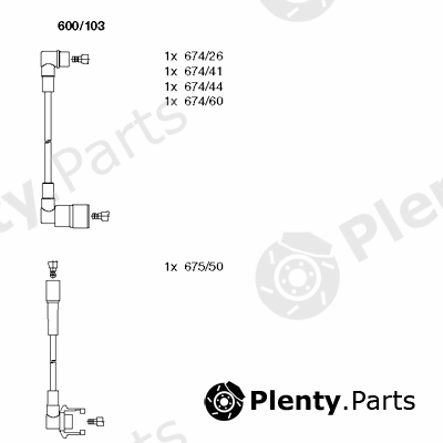  BREMI part 600/103 (600103) Ignition Cable Kit