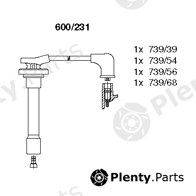  BREMI part 600/231 (600231) Ignition Cable Kit