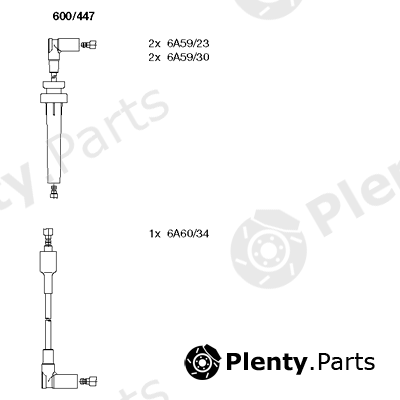 BREMI part 600/447 (600447) Ignition Cable Kit