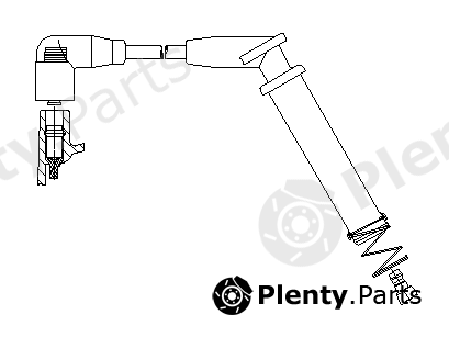  BREMI part 6A84/37 (6A8437) Ignition Cable