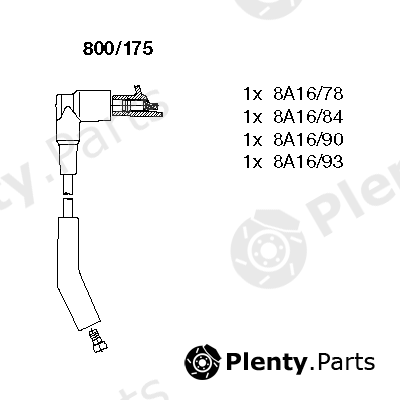  BREMI part 800/175 (800175) Ignition Cable Kit