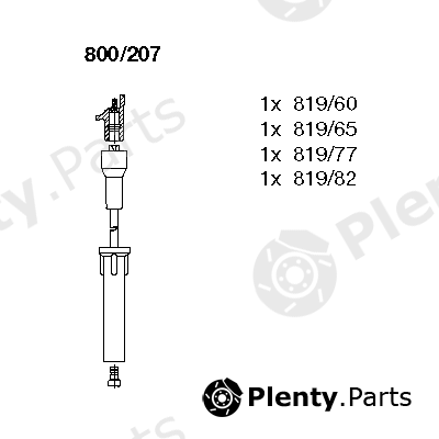  BREMI part 800/207 (800207) Ignition Cable Kit