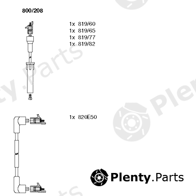  BREMI part 800/208 (800208) Ignition Cable Kit