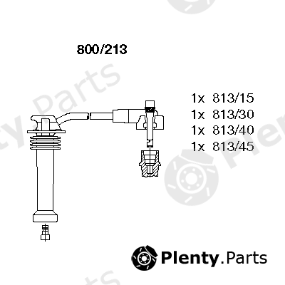  BREMI part 800/213 (800213) Ignition Cable Kit